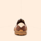 Zapatilla respetuosa multi material Chocolate Oroel - Ohana Barefoot