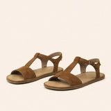 Sandalia barefoot Nobuck lavado Cuero Satya - Ohana Barefoot