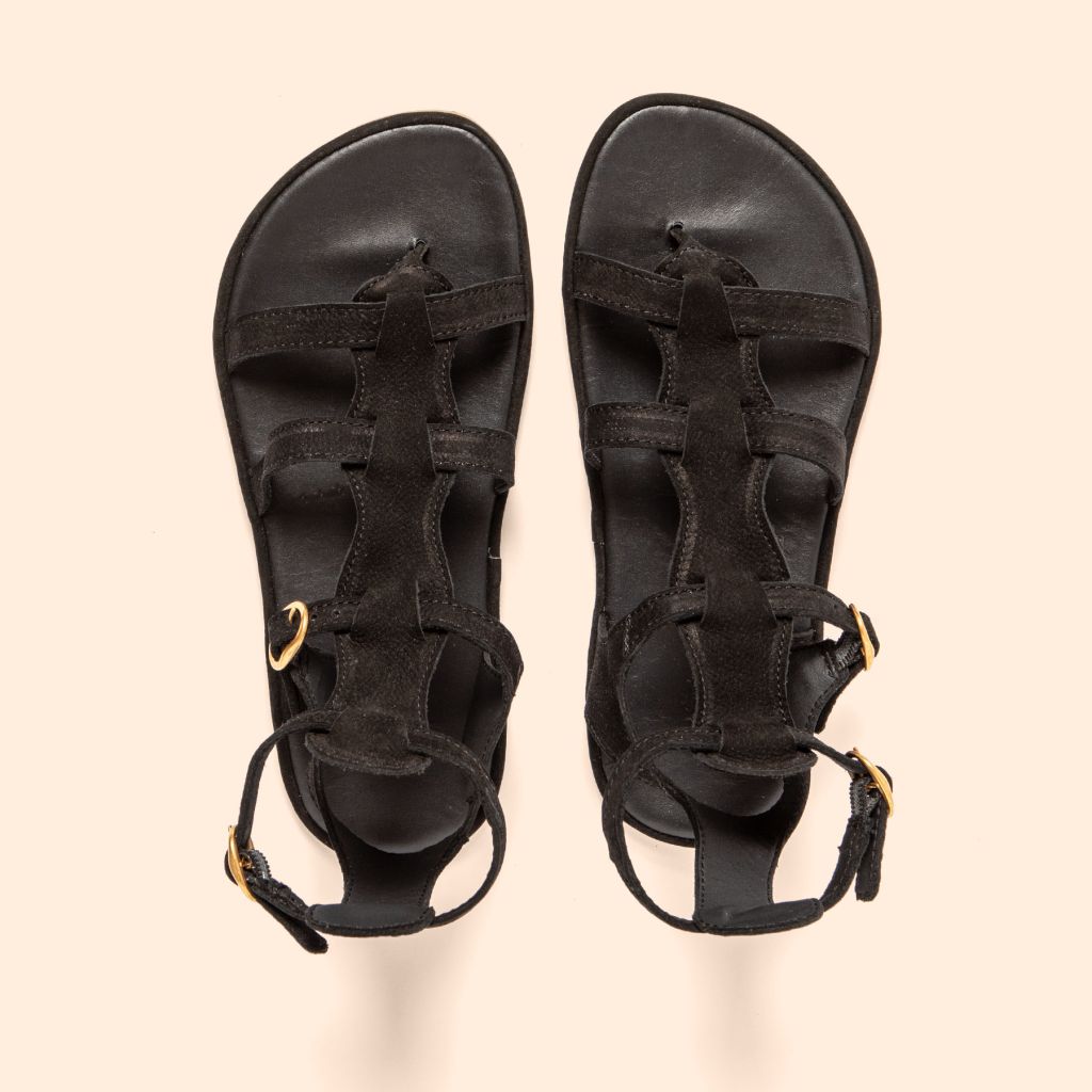 Sandalia barefoot Nobuck Black Bare - Ohana Barefoot