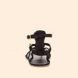 Sandalia barefoot Nobuck Black Bare - Ohana Barefoot