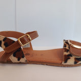 Sandalia barefoot Tabarca pelo Leopardo - Ohana Barefoot