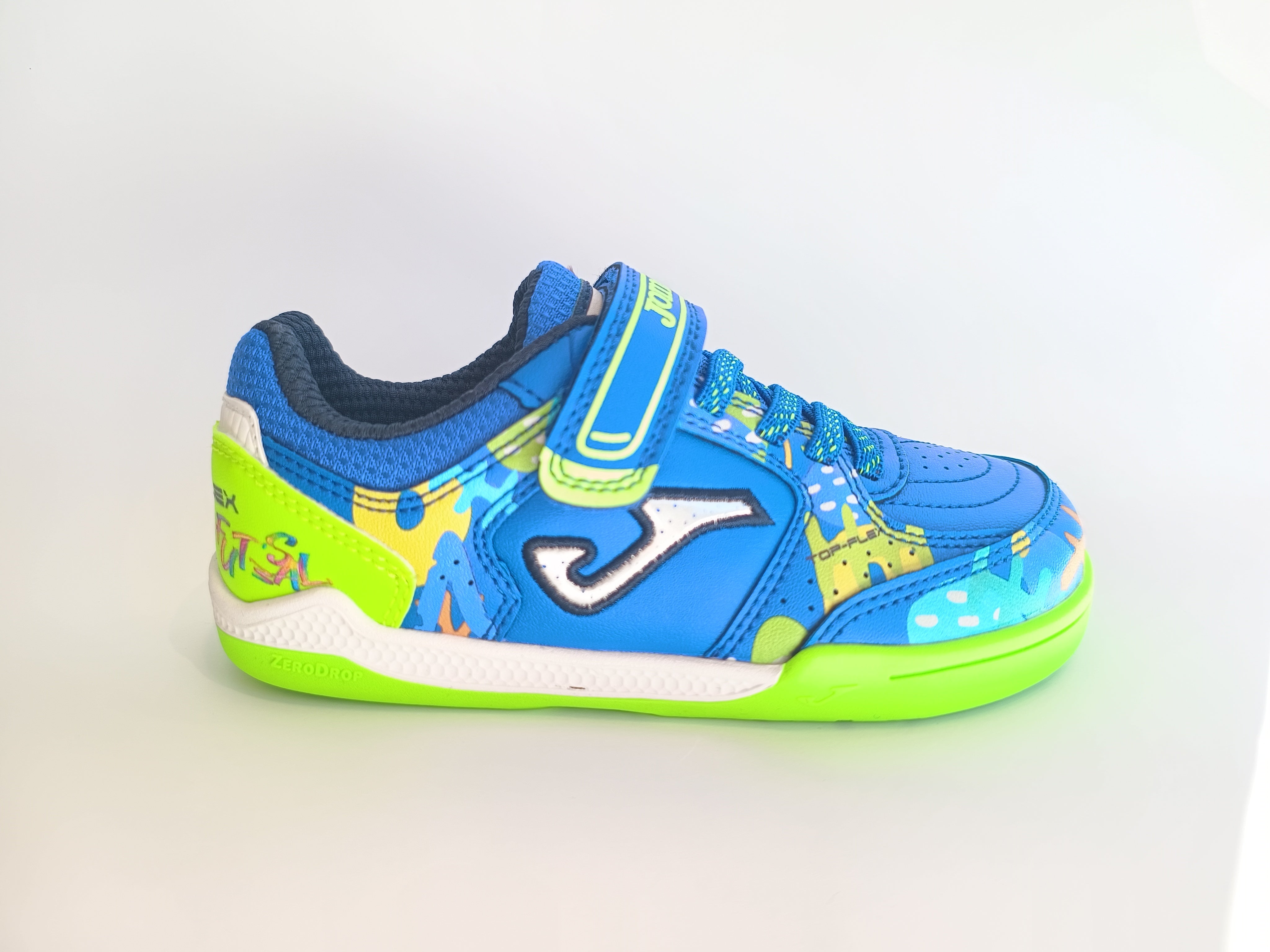 Zapatilla futbol sala junior barefoot Top Flex 2604 Royal Indoor - Ohana Barefoot