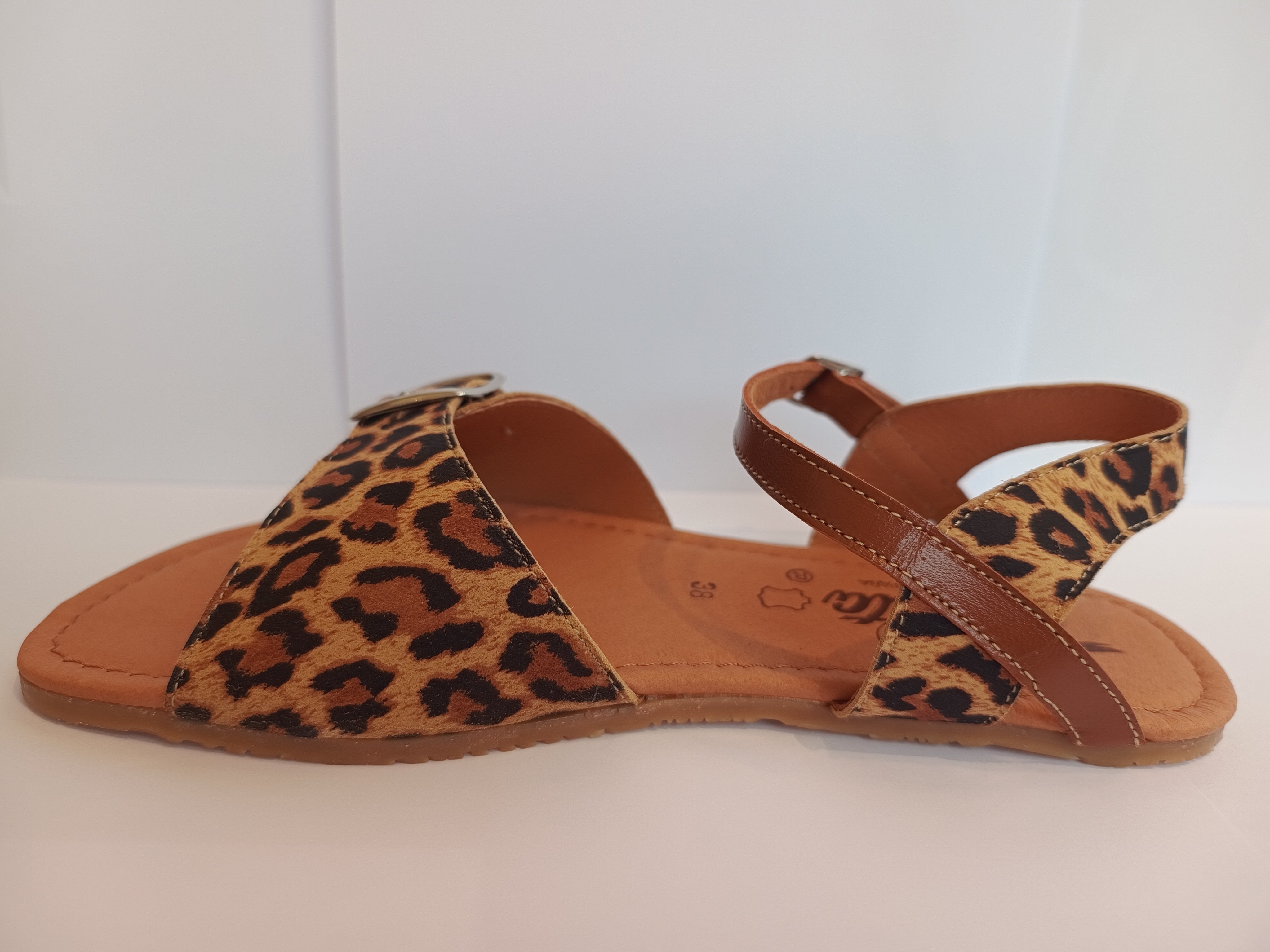 Sandalia barefoot Elx Leopardo - Ohana Barefoot