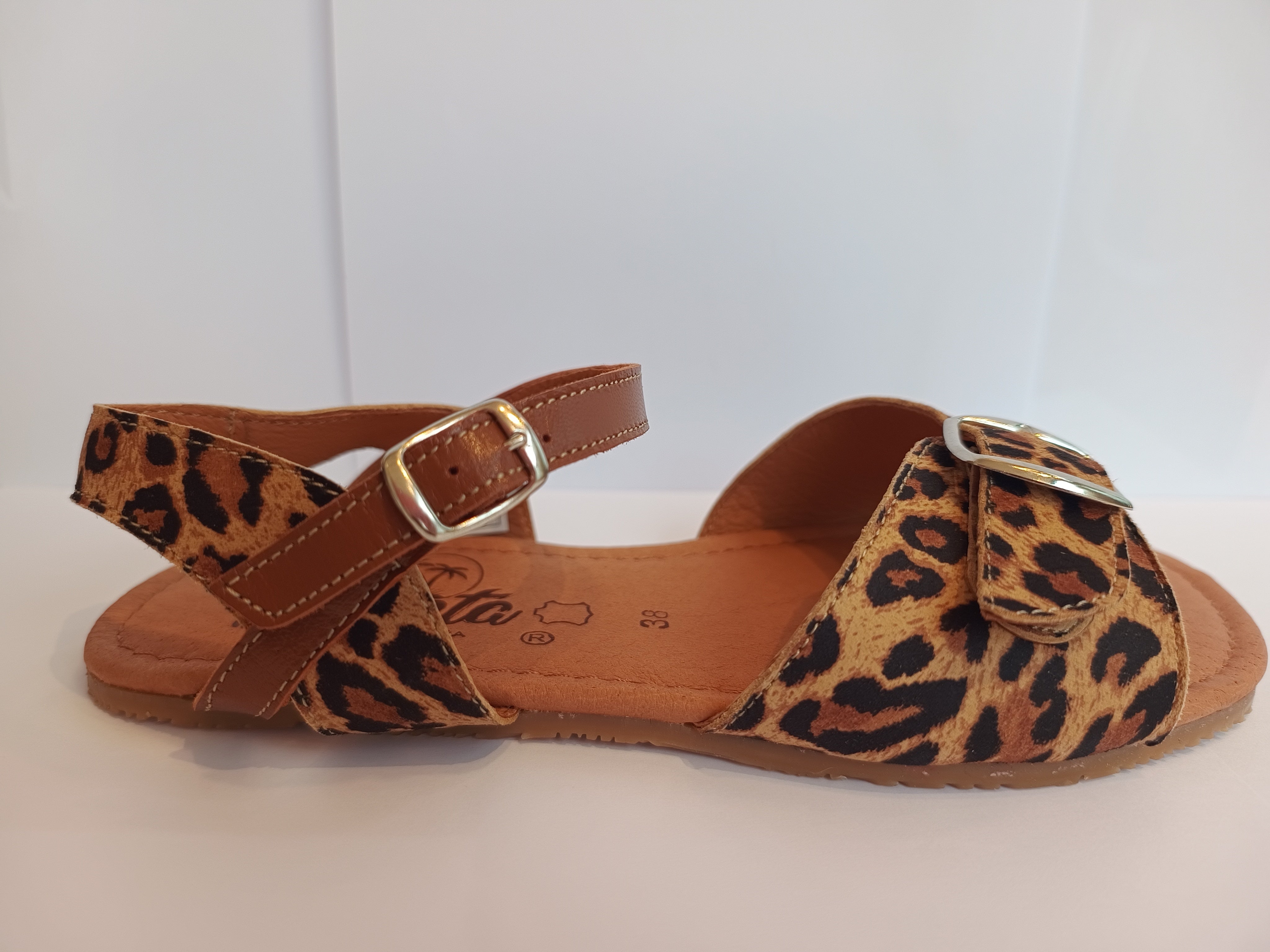 Sandalia barefoot Elx Leopardo - Ohana Barefoot