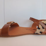 Sandalia barefoot Tabarca pelo Leopardo - Ohana Barefoot
