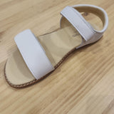 SANDALIA RESPETUOSA DE PIEL NAPA ZEUS COLOR BLANCO DE ANDANINES - Ohana Barefoot