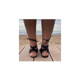 Sandalia barefoot Savia serraje Negro - Ohana Barefoot