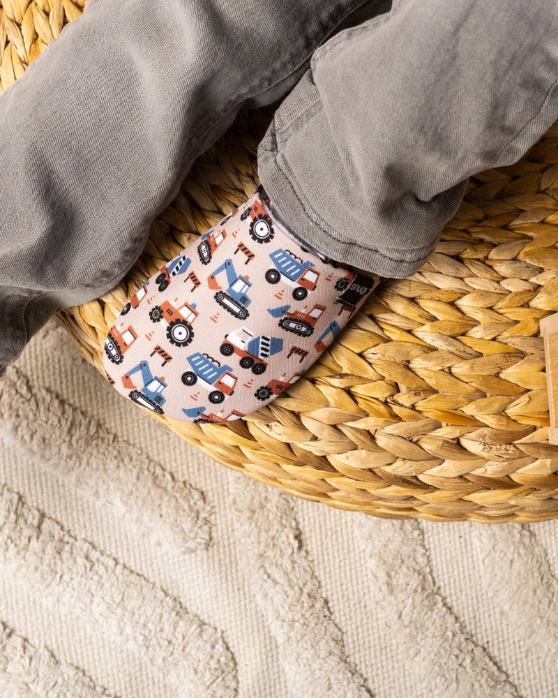 Zapatilla respetuosa infantil Construction Trucks - Ohana Barefoot