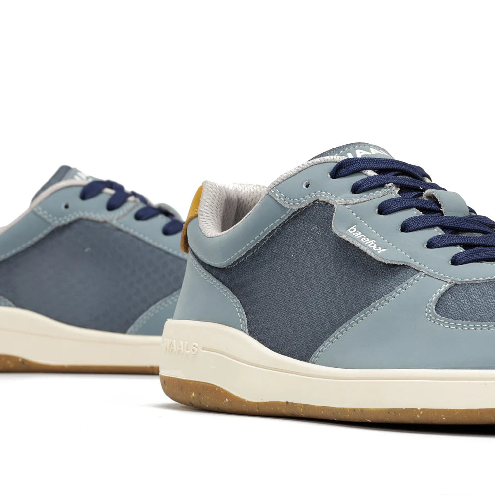 Zapatilla barefoot de nobuk reciclado Narvik Blue Jeans - Ohana Barefoot