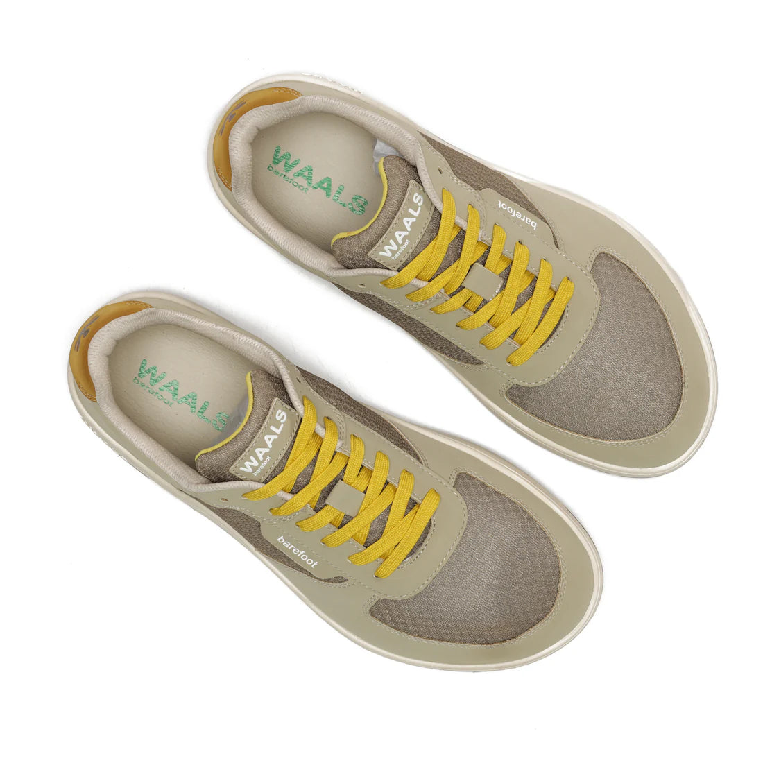 Zapatilla barefoot de nobuk reciclado Narvik Lt Kaki - Ohana Barefoot