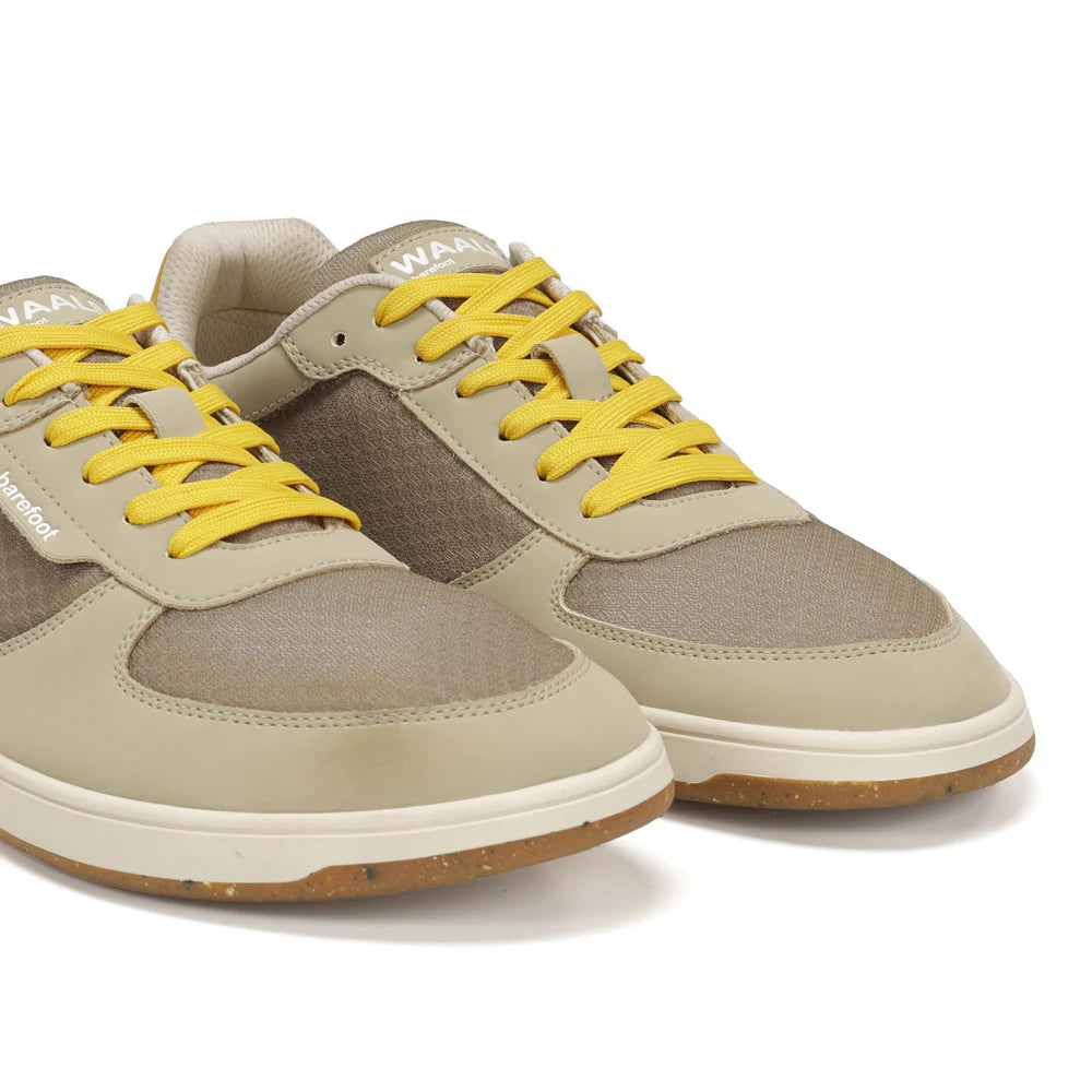 Zapatilla barefoot de nobuk reciclado Narvik Lt Kaki - Ohana Barefoot