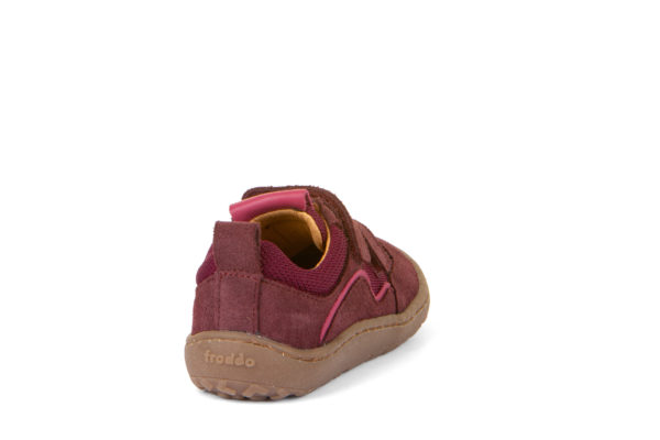 ZAPATILLAS RESPETUOSAS PIEL/TEXTIL BURDEOS - FRODDO - Imagen 4