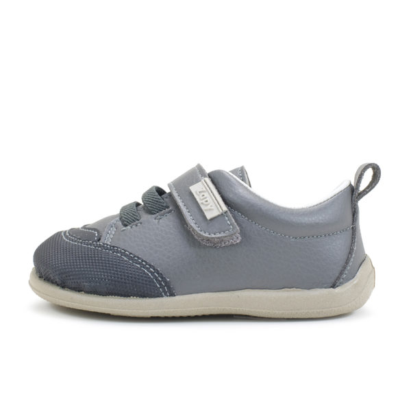 DEPORTIVAS ZAPYFLEX MICROFIBRA GRIS/MARENGO - Imagen 2