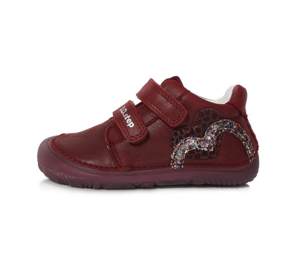 ZAPATO RESPETUOSO BURDEOS FLUORESCENTE CON BRILLANTINAS  - D.D.STEP - Imagen 4