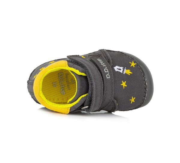 ZAPATILLAS RESPETUOSAS GRIS CON COHETES- DDSTEP - Imagen 2