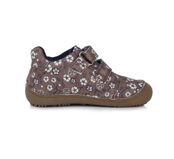 ZAPATILLAS RESPETUOSAS MARRON CON FLORES-DDSTEP - Imagen 4