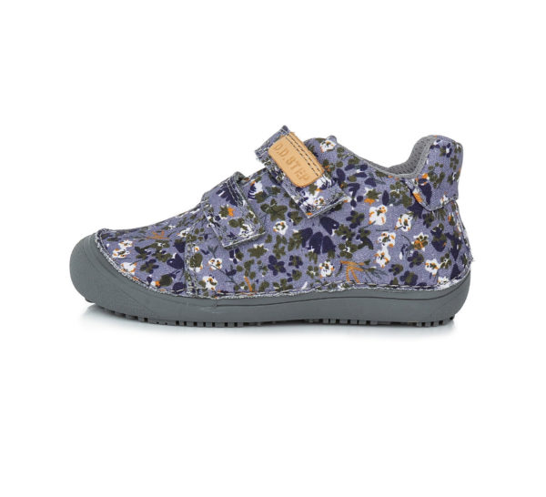 ZAPATILLAS RESPETUOSAS GRIS CON FLORES - DDSTEP - Imagen 2