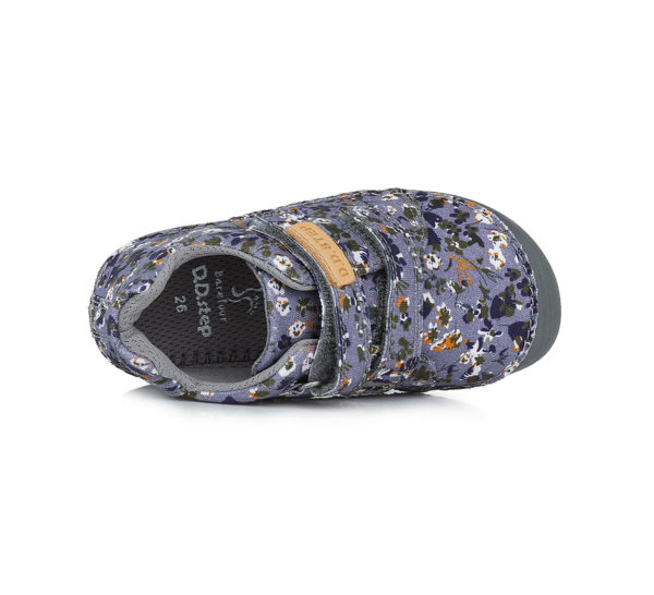 ZAPATILLAS RESPETUOSAS GRIS CON FLORES - DDSTEP - Imagen 5