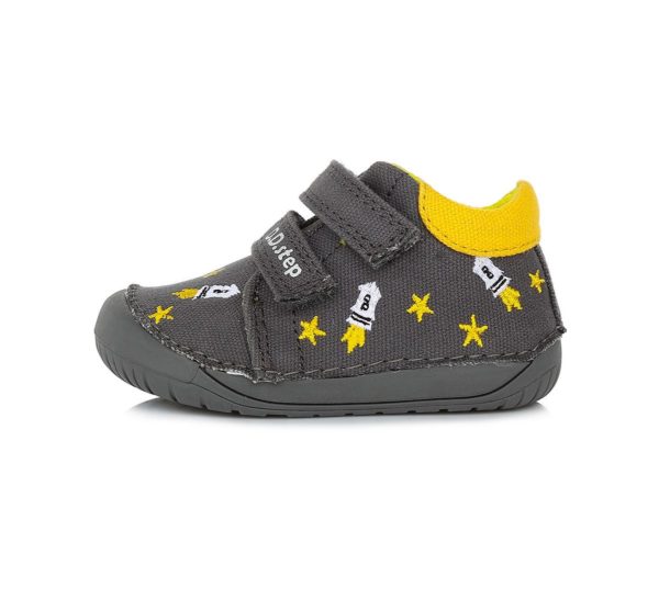 ZAPATILLAS RESPETUOSAS GRIS CON COHETES- DDSTEP - Imagen 3