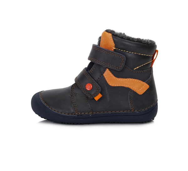 BOTAS AZULES RESPETUOSAS CON DETALLES EN COLOR NARANJA - DDSTEP - Imagen 2