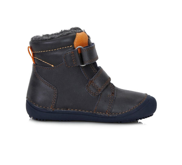 BOTAS AZULES RESPETUOSAS CON DETALLES EN COLOR NARANJA - DDSTEP - Imagen 4