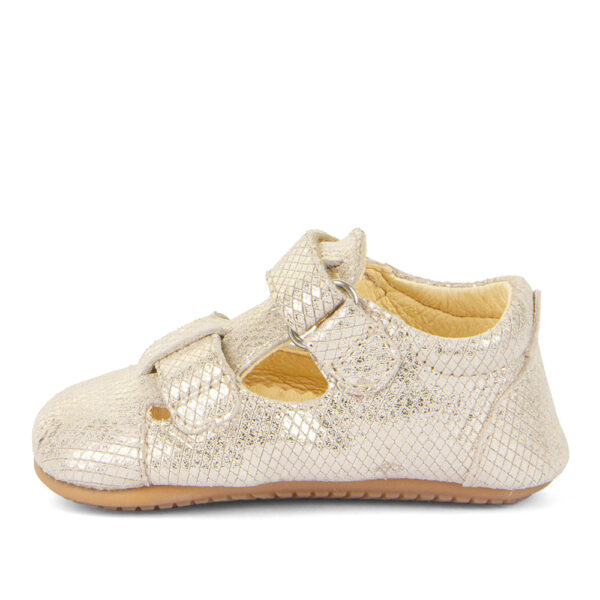 SANDALIA FRODDO PREWALKERS GOLD SHINE - Imagen 2