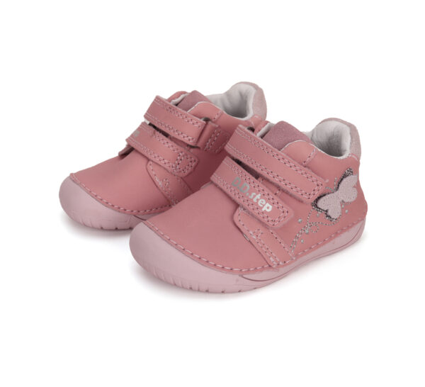 ZAPATILLA RESPETUOSA ROSA CON MARIPOSA - DDSTEP