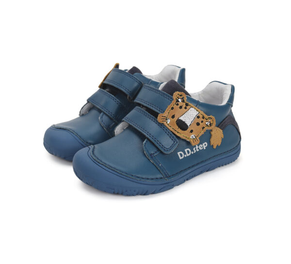 ZAPATILLAS RESPETUOSA AZUL CON GUEPARDO - DDSTEP