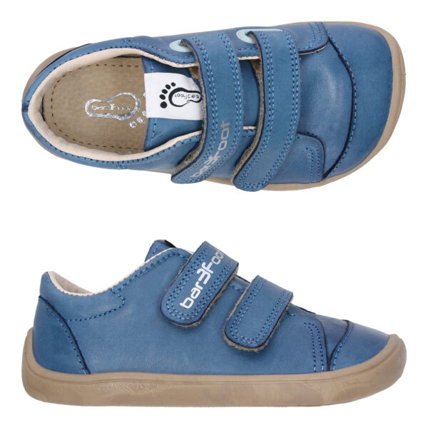 Elf Walker piel color Azul -BAR3FOOT