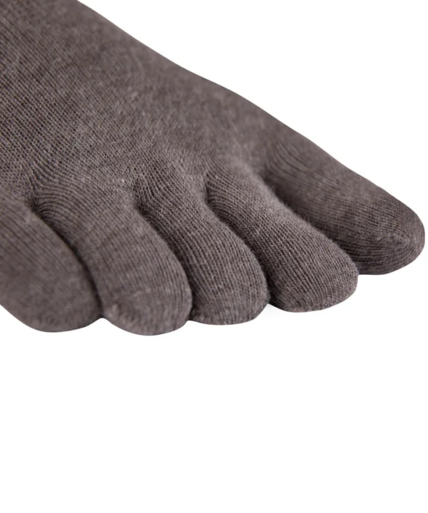Calcetines de dedos deporte/tiempo libre con tecnologia Coolmax GRIS - KNITIDO