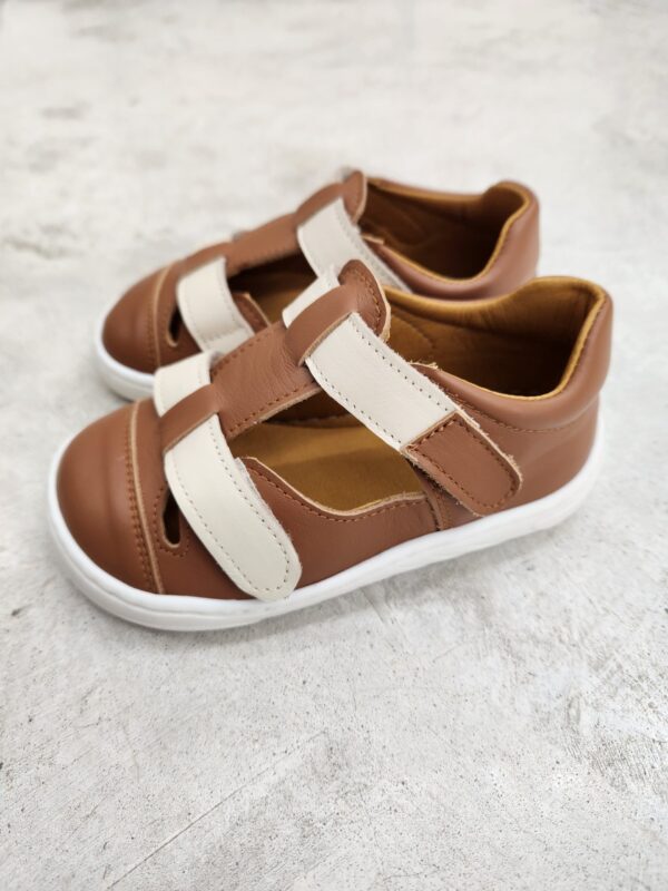 Sandalia DUPLO horma+  CUERO/GLACIAR - Dispares