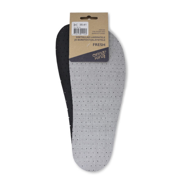 PLANTILLAS BAREFOOT RECORTABLES FRESH CON CARBON ACTIVADO DE 4MM - OMAKING