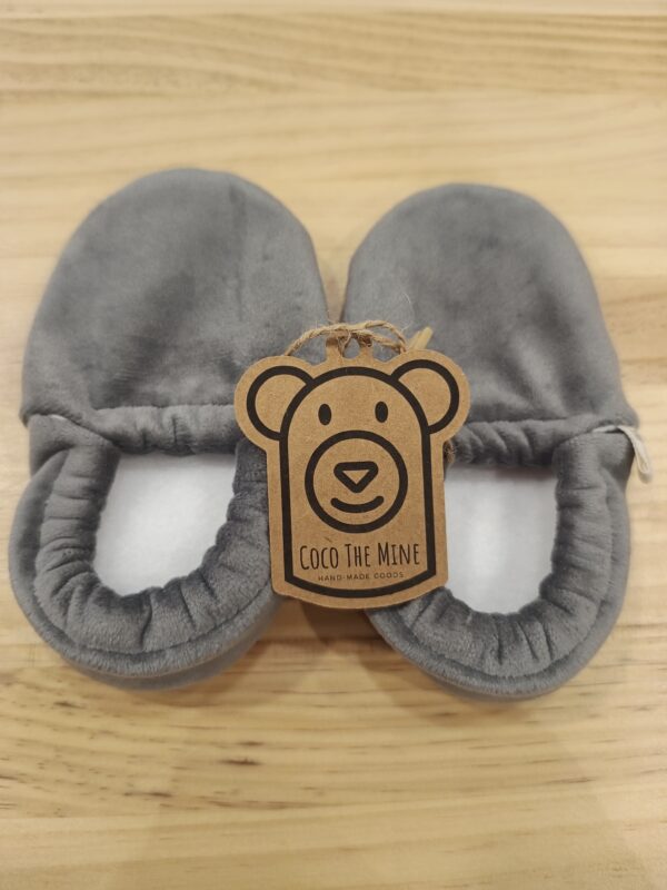 BABUCHA RESPETUOSA VELVET GREY COCO THE MINE - Imagen 2