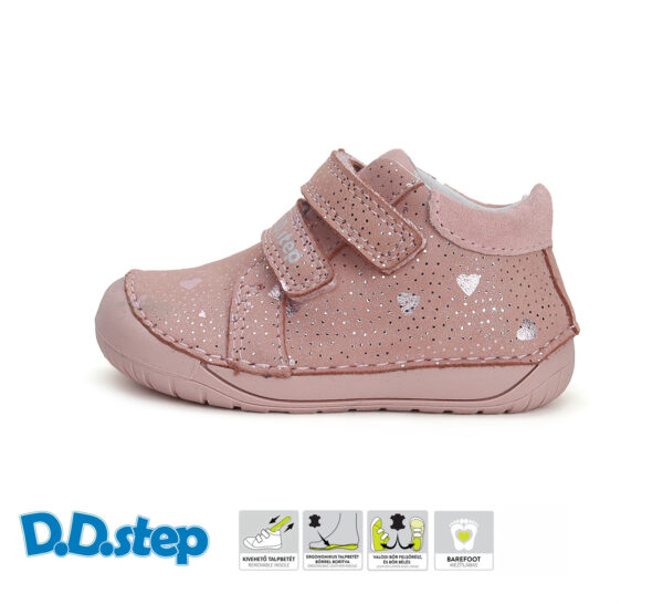 DEPORTIVA RESPETUOSA REPELENTE AL AGUA  ROSA CORAZONES - DDSTEP