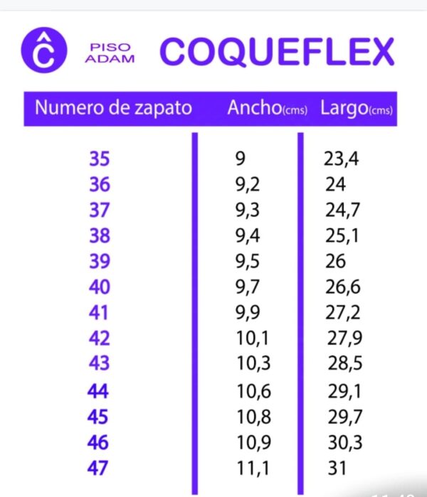 DEPORTIVA RESPETUOSA 4379 COQUEFLEX MODELO BLACK - Imagen 5