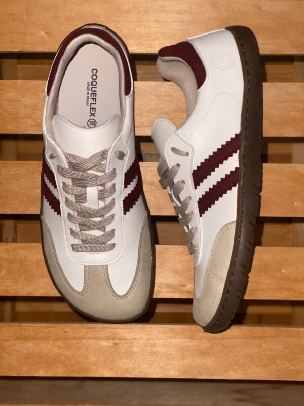 DEPORTIVA RESPETUOSA 4379 COQUEFLEX 2 TIRAS MODELO VINO - Imagen 2