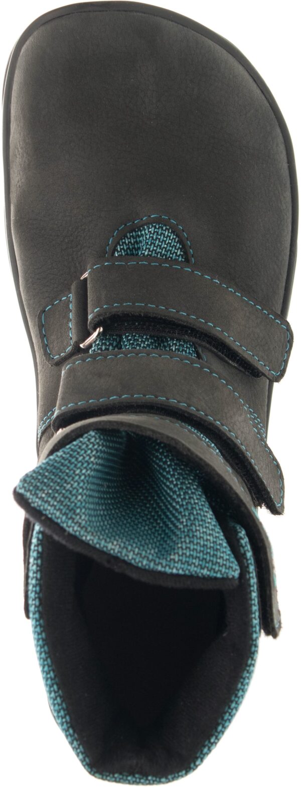 BOTA RESPETUOSA 3 VELCROS FARE BARE CON MEMBRANA IMPERMEABLE COLOR AZUL - Imagen 3