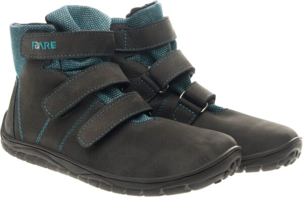 BOTA RESPETUOSA 3 VELCROS FARE BARE CON MEMBRANA IMPERMEABLE COLOR AZUL - Imagen 5