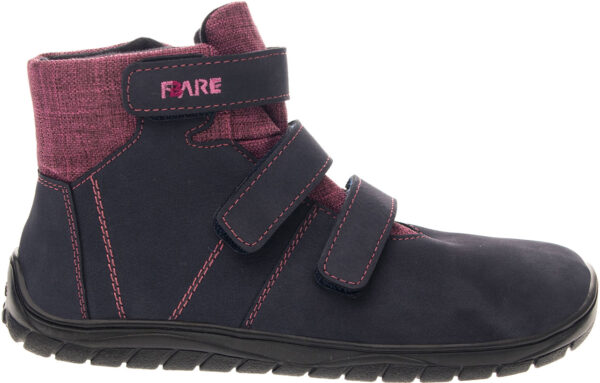 BOTA RESPETUOSA FARE BARE BURDEOS CON MEMBRANA IMPERMEABLE - Imagen 3