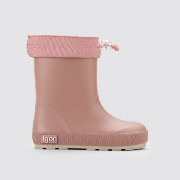 BOTAS DE AGUA YOGI DK CON CUELLO Y BORREGUITO COLOR ROSA - IGOR - Imagen 2