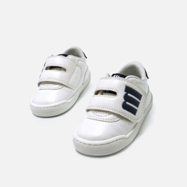 ZAPATILLA RESPETUOSA MUSTANG FREE BLANCO AZUL MARINO - Imagen 4