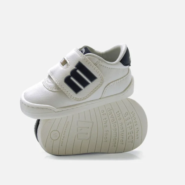 ZAPATILLA RESPETUOSA MUSTANG FREE BLANCO AZUL MARINO - Imagen 6