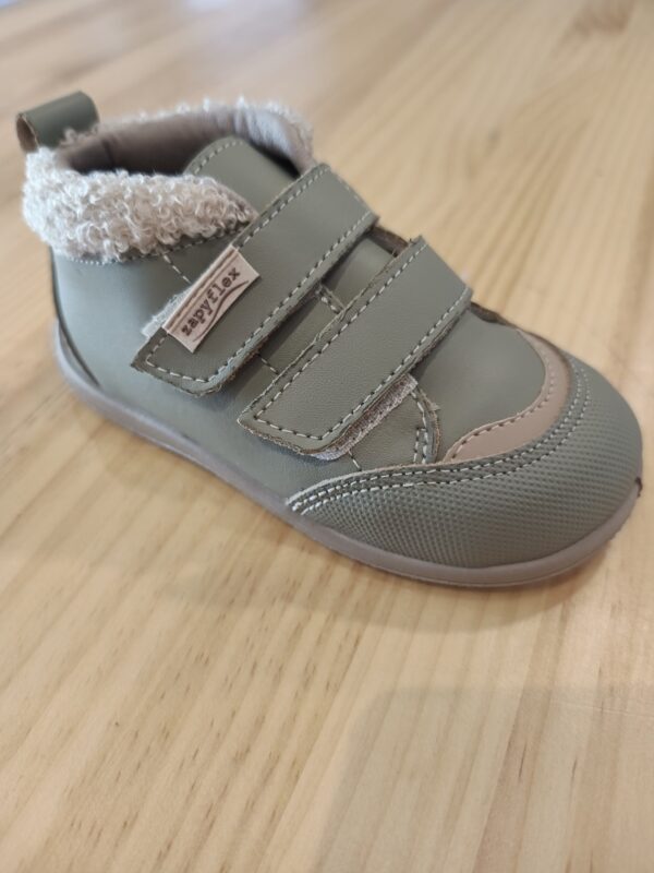 BOTIN RESPETUOSO ZAPYFLEX CUELLO CON BORREGUITO COLOR SAVIA
