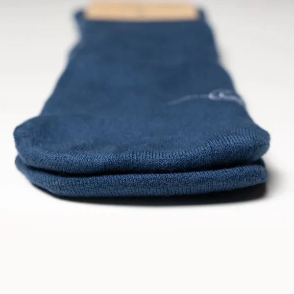 CALCETINES ANATOMICOS DE RIZO AZUL MARINO - A TRES HILOS - Imagen 4