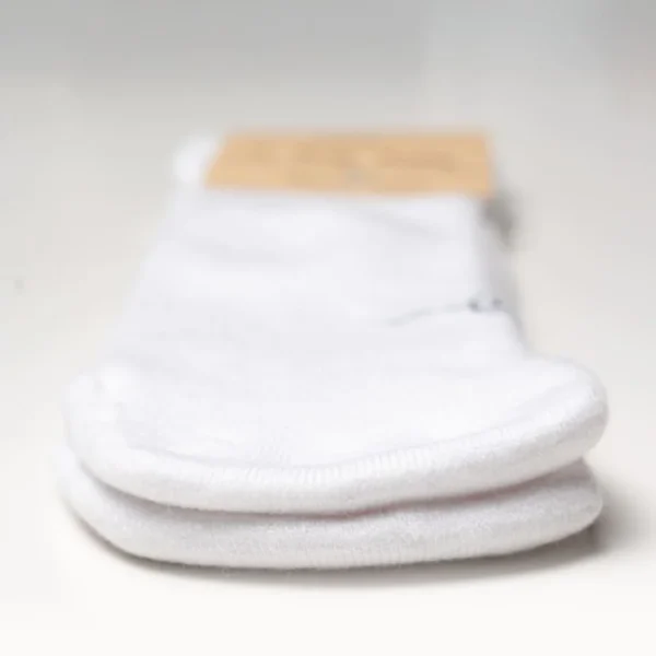 CALCETINES ANATOMICOS DE RIZOS EN BLANCO - A TRES HILOS - Imagen 4