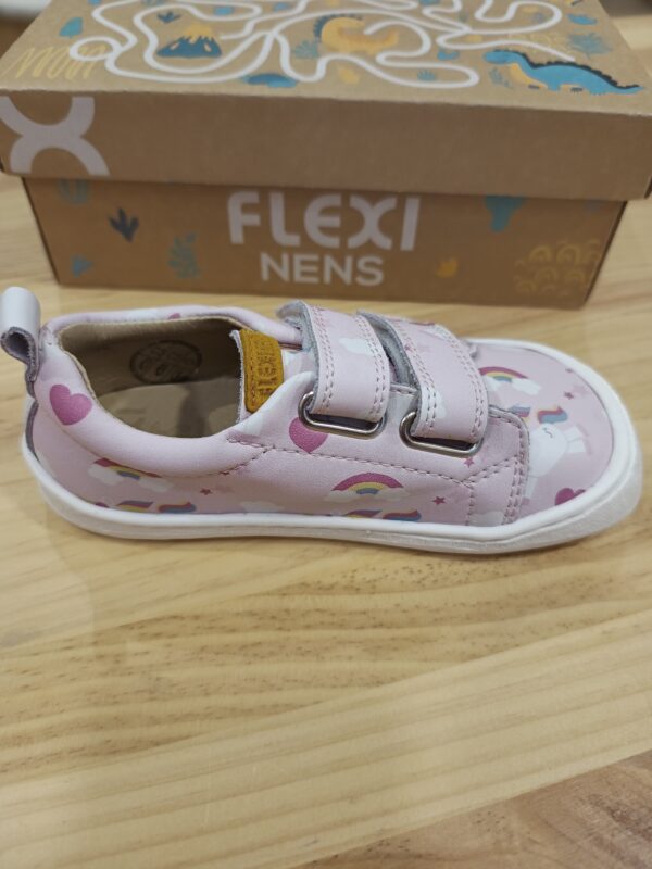 DEPORTIVA RESPETUOSA UNICORNIO PIEL DE FLEXINENS UNIFLEXI/SALVAJE ROSA/BLANCO - Imagen 2