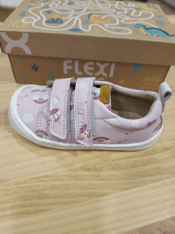 DEPORTIVA RESPETUOSA UNICORNIO PIEL DE FLEXINENS UNIFLEXI/SALVAJE ROSA/BLANCO