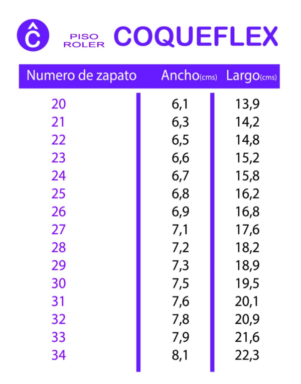 DEPORTIVA RESPETUOSA COQUEFLEX COMBI 5 LAVANDA- AGUA - AMARILLO - Imagen 3