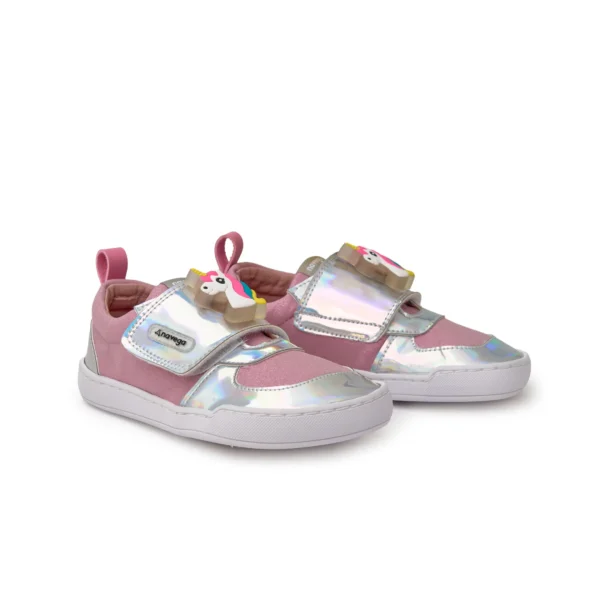 DEPORTIVA RESPETUOSA UNICORNIO ROSA CON LUCES NAVEGA BAREFOOT - Imagen 2