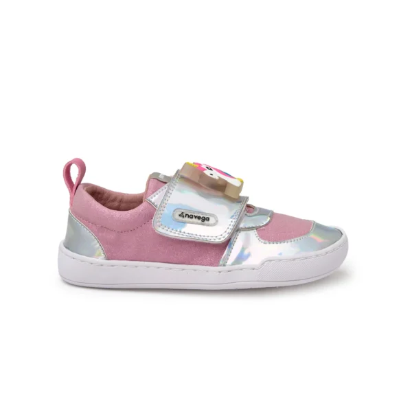 DEPORTIVA RESPETUOSA UNICORNIO ROSA CON LUCES NAVEGA BAREFOOT - Imagen 3
